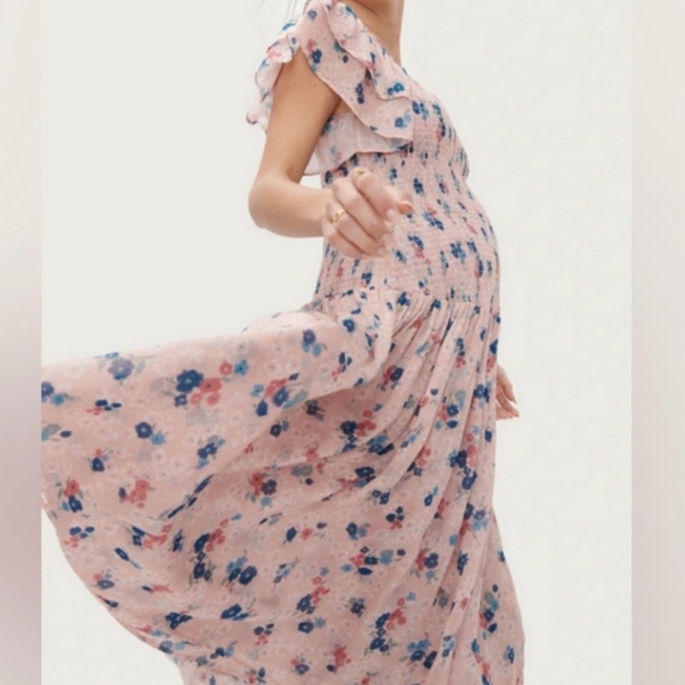 Hatch Pink Floral Cosette Dress